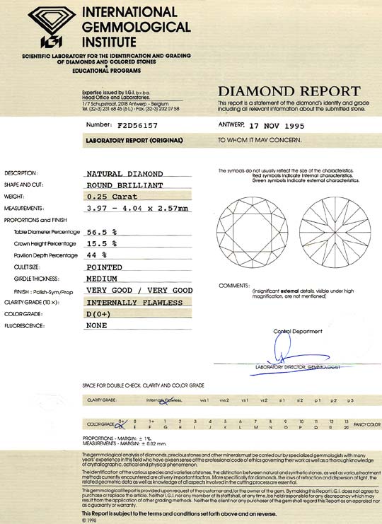 Foto 9 - Der Beste Diamant 0,25ct Brillant IGI Lupenrein River D, D6086