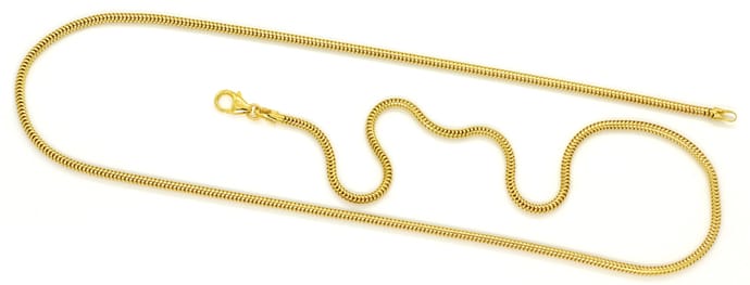 Foto 1 - Goldkette Schlangenkette 50cm in 14K Gelbgold, K3350