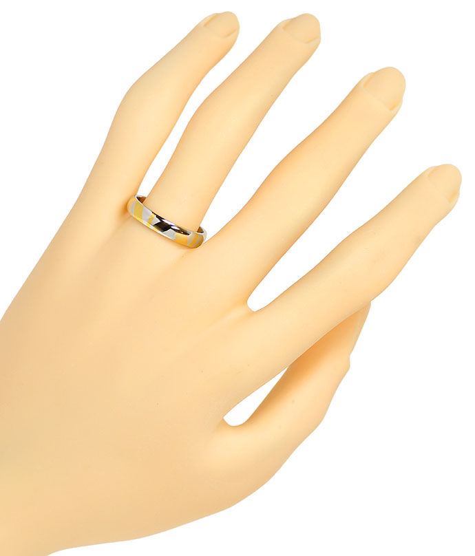 Foto 4 - Original Niessing Ring in Platin Gelbgold Design-Muster, R1503
